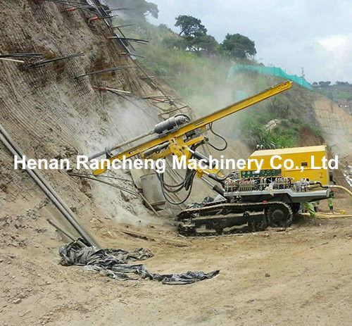60m 小型クローラー型 DTH 回転式爆撃 搭載式掘削孔 携帯式採掘用 圧力式掘削孔方向装置