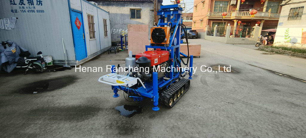 操作が簡単 RCS200C ゴムクローラー 150m深さ 450mm直径のポータブル掘削リグ
