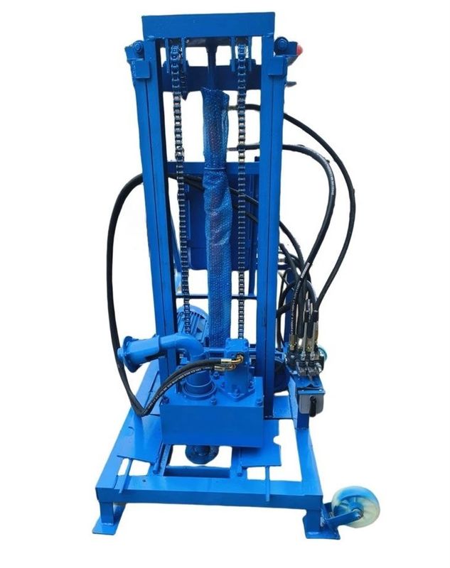小型ポータブル水井掘削機 11KW 1500mm 掘削棒 150m 掘削深さ