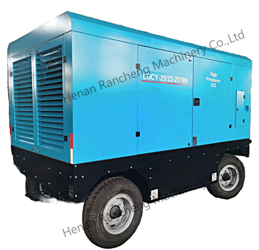 LGCY-25/23-27/18K 360HP カミンズ 二段式ディーゼル螺旋型携帯エアコンプレッサー ジャックハンマー / 掘削リグ