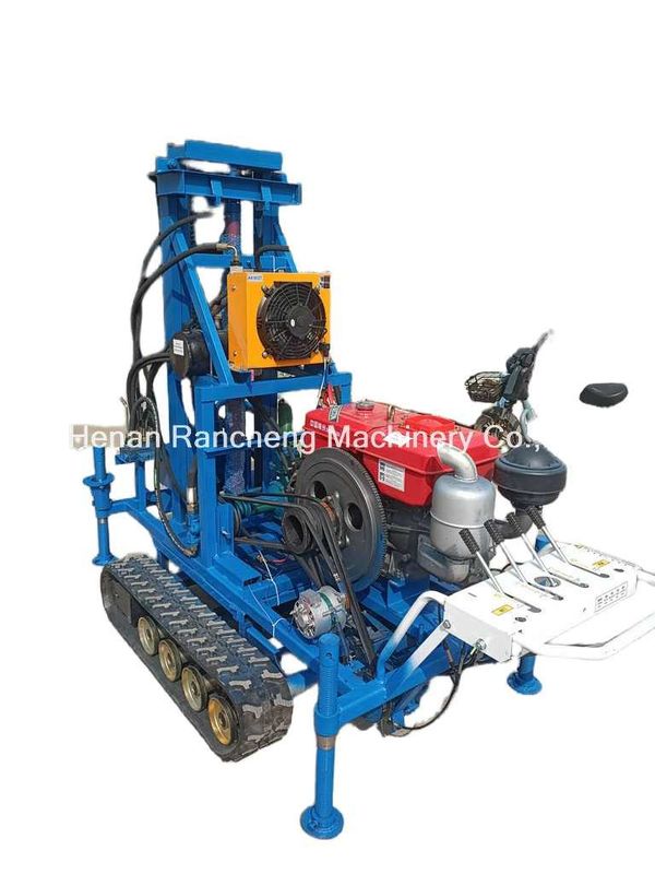 操作が簡単 RCS200C ゴムクローラー 150m深さ 450mm直径のポータブル掘削リグ
