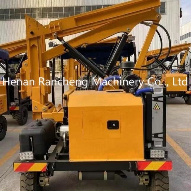 ソーラーパイルドライバー ディープ170cmの39KWエンジンと2.8Tの車両重量