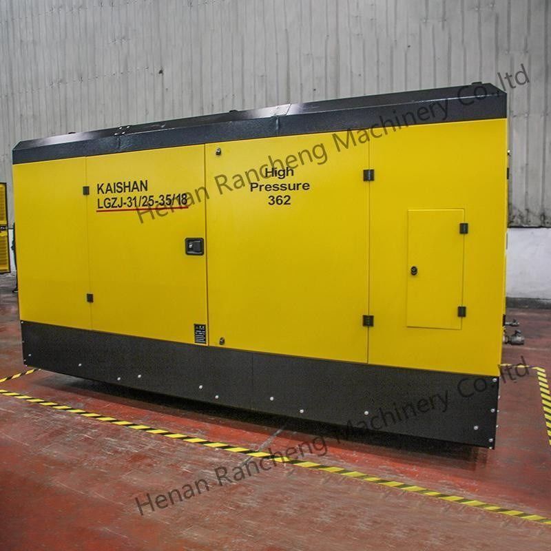 25bar 1107cfm ディーゼルスクリューエアコンプレッサー 水井用 400hp Yuchai