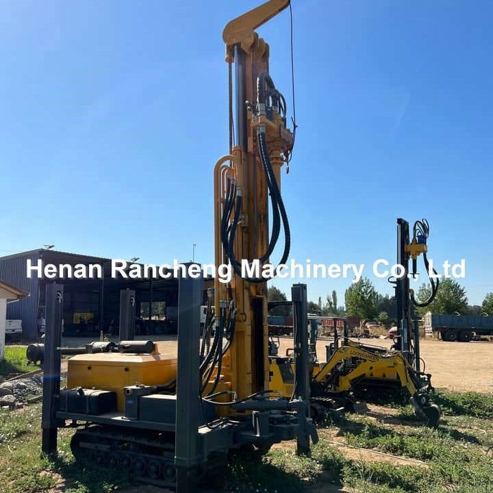 200m クローラー ディーゼルエンジン 水井掘削機 掘削リグ 鉱山掘削リグ