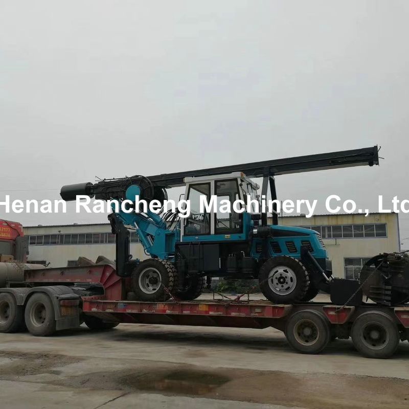 500~1500mm 汎用車輪型 オーガー・ピリング・リグ 30~50r/min パワーヘッド回転速度
