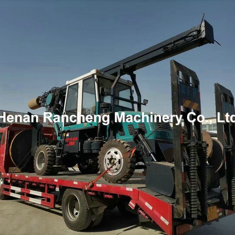 500~1500mm 汎用車輪型 オーガー・ピリング・リグ 30~50r/min パワーヘッド回転速度