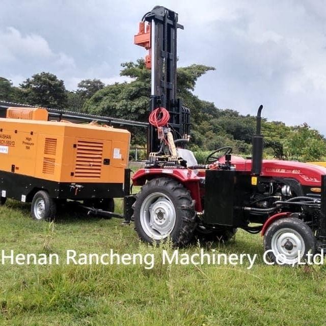 トラクター搭載 4輪型 高性能の掘削装置 200/260m 254mm 水井掘削用