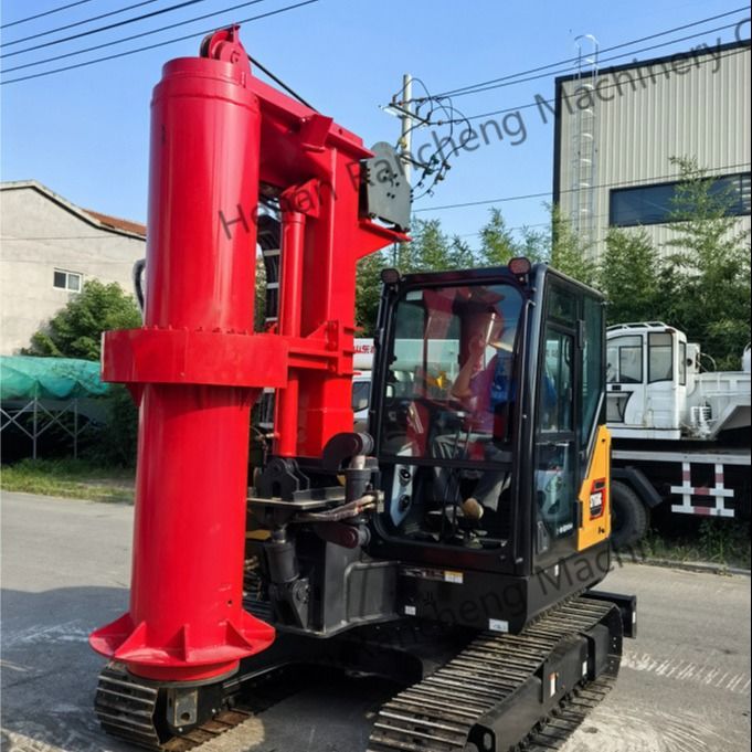 RCQ-10C 水力ミニパイル掘削リグ 10m深さ10-45RPM回転速度