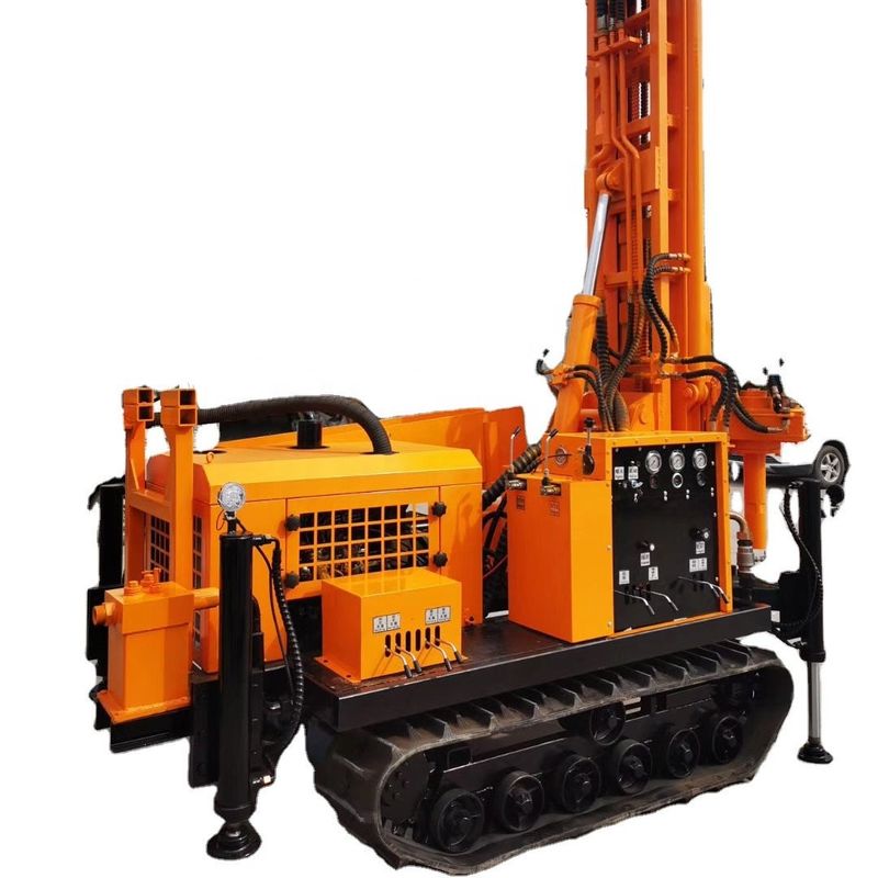 クローラー型 水井の水力掘削リグ 3500-3800Nm 最大トルク