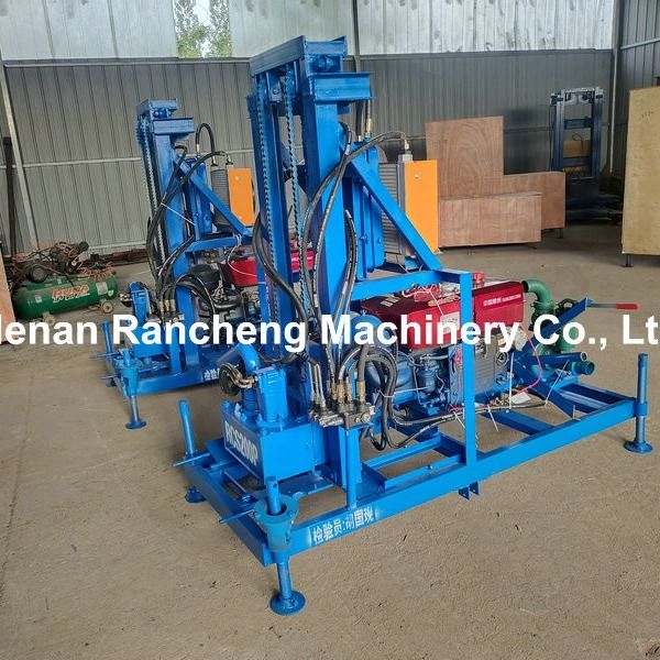 150m DTH 水力水井掘削リグ 機械 携帯型  pneumatic トレーラー 設置式 掘削リグ