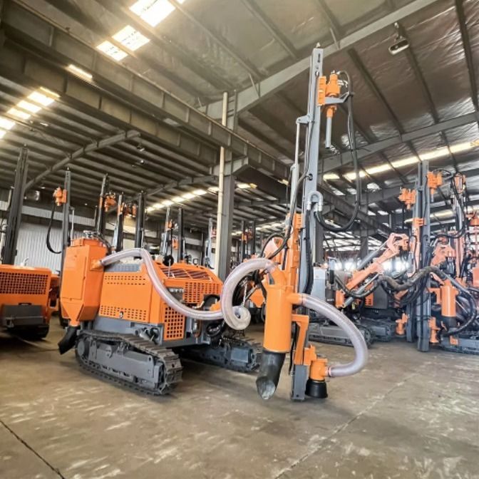 水力表面下穴分離式 (DTH) 掘削リグ 3200 N.M 回転トルク