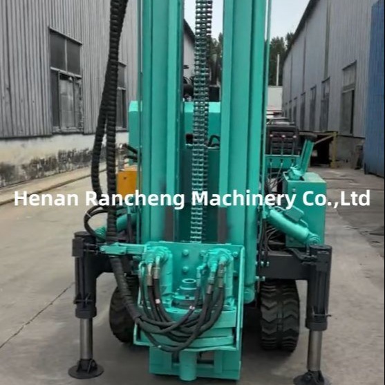 ラバークローラー式鉱山用小型油圧杭打機クローラーダウンザホール掘削リグ