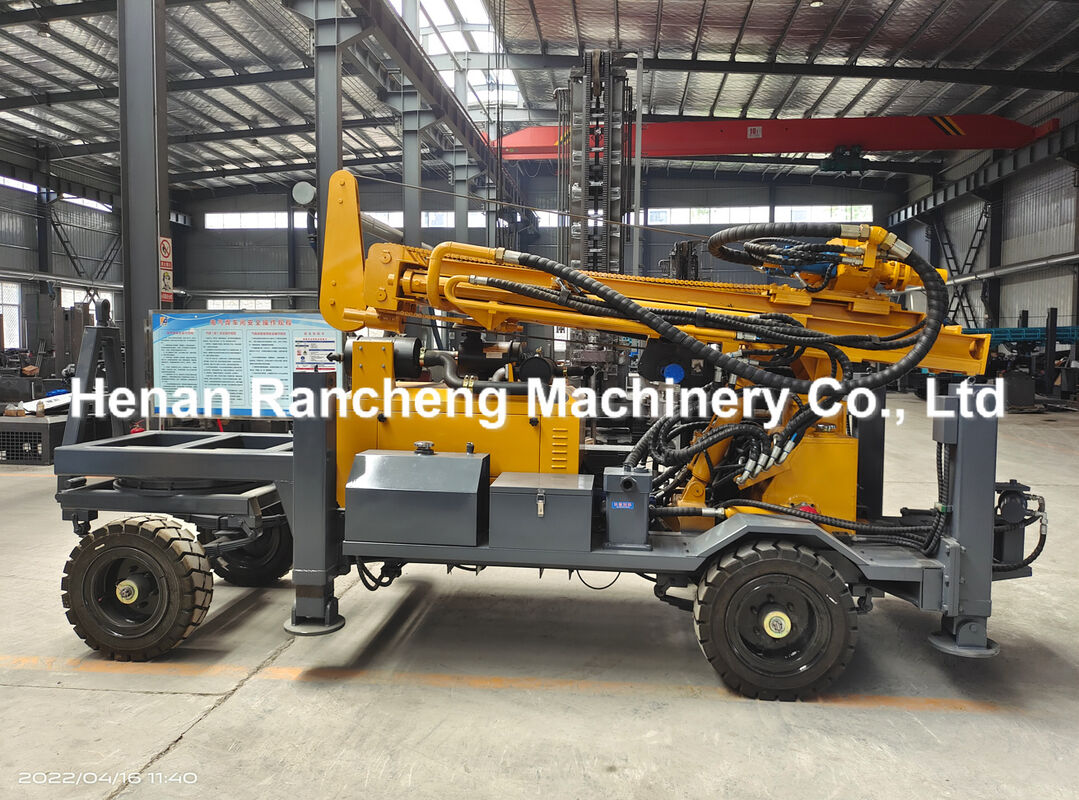 RCF350W 350m Hydraulic Water Borehole Drilling Machine For Deep Water Well Projects