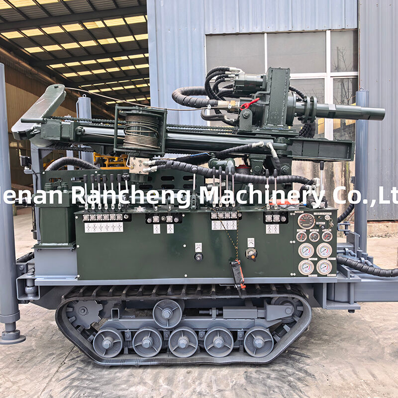 180m Hydraulic Crawler Compact Mini Water Well Drilling Machine for Medium Scale Drilling