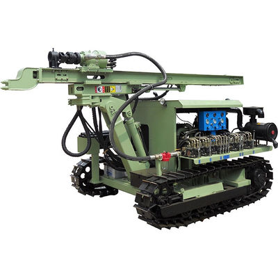 90mm - 140mm ダイア DTH 掘削装置 45kw ディーゼルエンジン 穴を掘るリグ