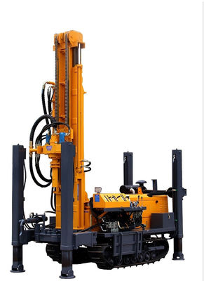 180m深度 クローラー搭載ドリルリグマシン 55KW 90mm - 300mm Dia