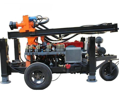 150m 掘削深さ 掘削穴 水井掘削リグ 機械 32HP 100 - 219mm 直径