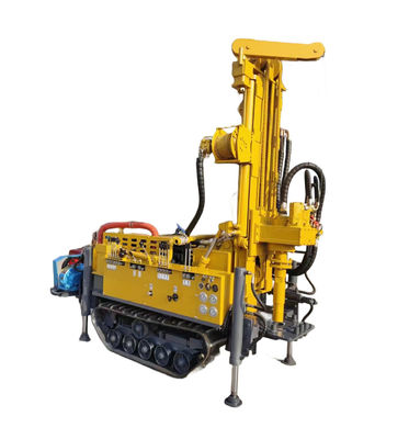 小型クローラー水井掘削機 42KW エンジン 150m 掘削深さ