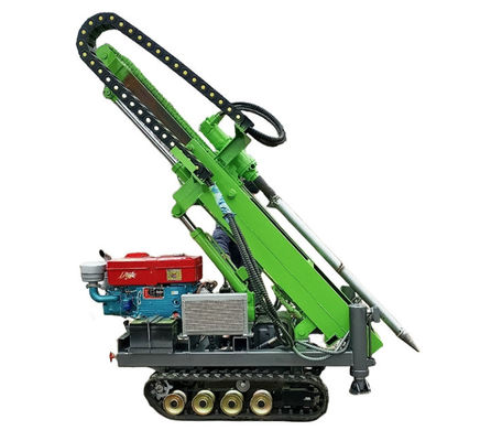 ゴムクローラー ソーラーパイルドライバー 25HP ディーゼルエンジン 30m パイリング深さ