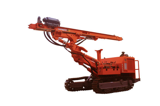 80m 掘削深さ DTH 掘削リグ 102HP ディーゼルエンジンの爆撃穴掘削リグ