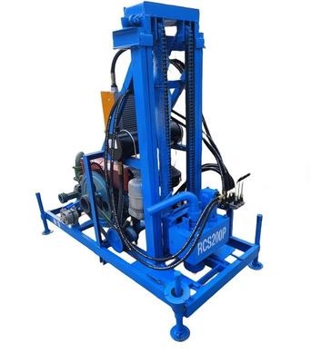 100mm - 450mm Dia ポータブル 水掘削機 150m 深さ 2輪付き