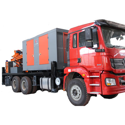 トラック 水井掘削リグ 260m 深さ 155KW 負荷 車両 エンジン 20T 重量
