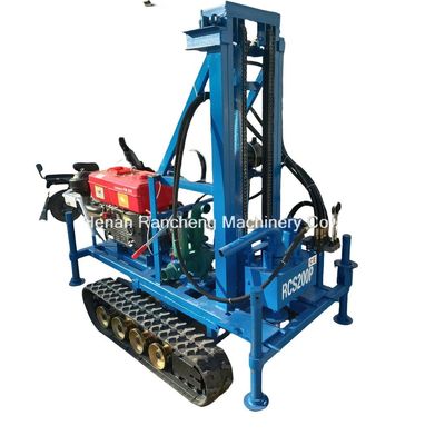 ゴムクローラー 搭載 ポータブル 水井掘削機 150m 深さ 450mm 直径 操作が簡単