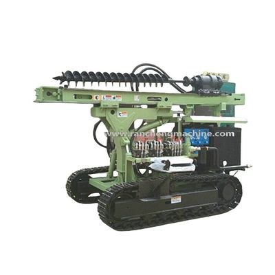 RC130Y マイクロパイルリグ 特殊な400mmの穴径 汎用的な水井オーガーパイルとDTH掘削に最適