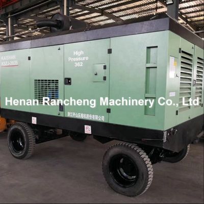1107CFM 25bBar ディーゼルエンジンのスクリューコンプレッサー 建設用空気コンプレッサー 鉱業用