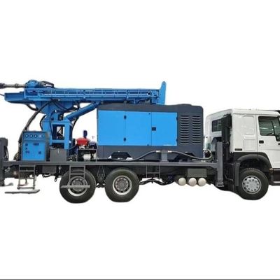 280m深度 トラック 搭載 水井掘削リグ 210 HP 負荷車両 エンジン