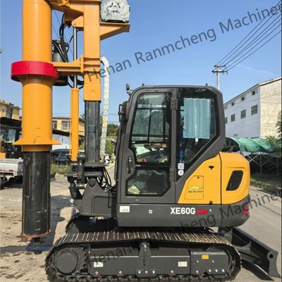 小規模な掘削作業のための水力コンパクトミニローータリーパイル掘削リグ