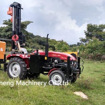 DTH 水力水井掘削リグ マシン 200m 携帯型気力トラクター 設置式掘削リグ