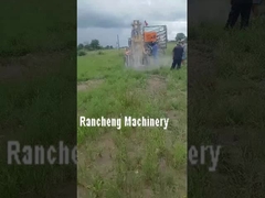 200m深の掘削機 40hp馬力トレーラー 搭載ドリルリグ