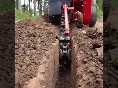 600mm深さトレンチ掘削機 トレンチングマシン 灌漑造園 パイプライン用トレンチャー